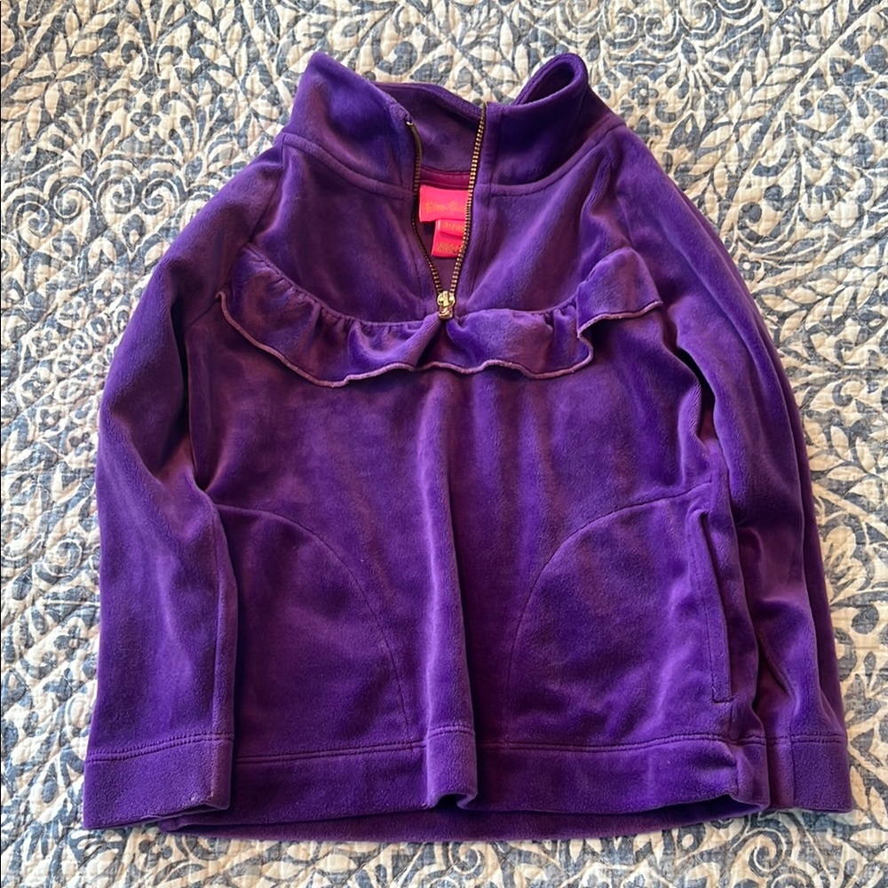 Lilly Pulitzer Purple Performance Hoodie Sweatshirt